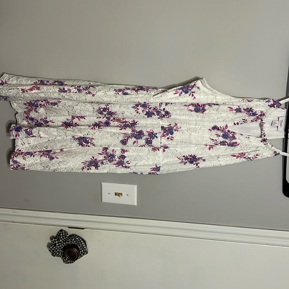 Beautiful lacy dress especially in the summer!